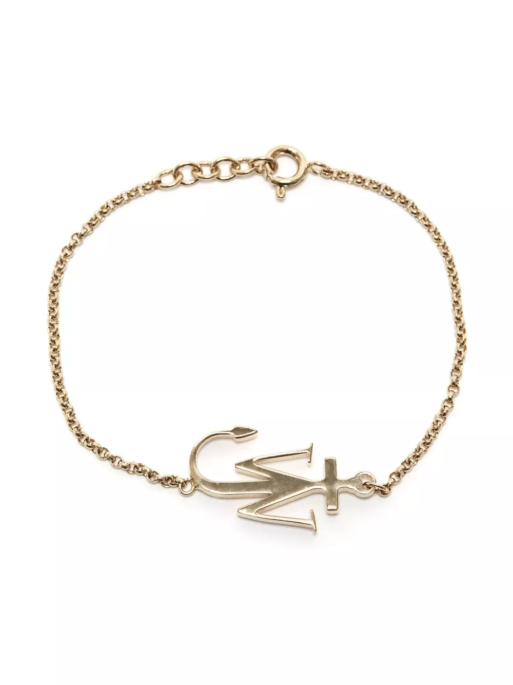 Affordable JW Anderson Anchor logo-charm bracelet Women 0125