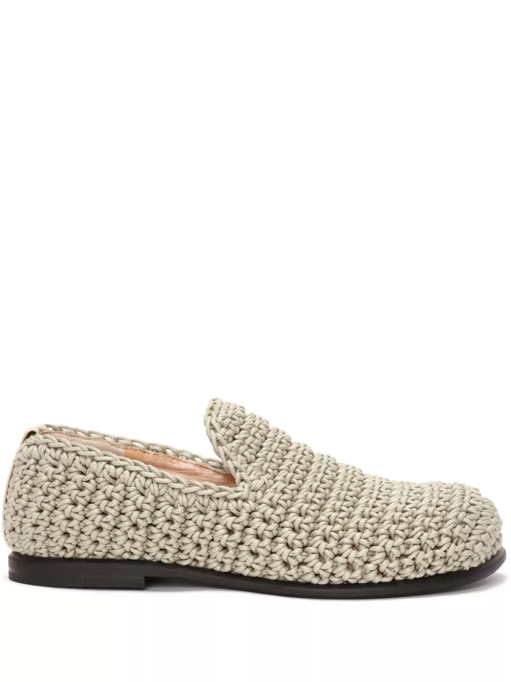 Cheap JW Anderson crochet moccasin loafers Women 0114