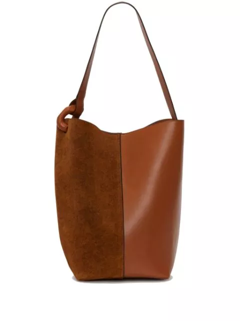 Affordable JW Anderson Corner leather bucket bag Men 0118