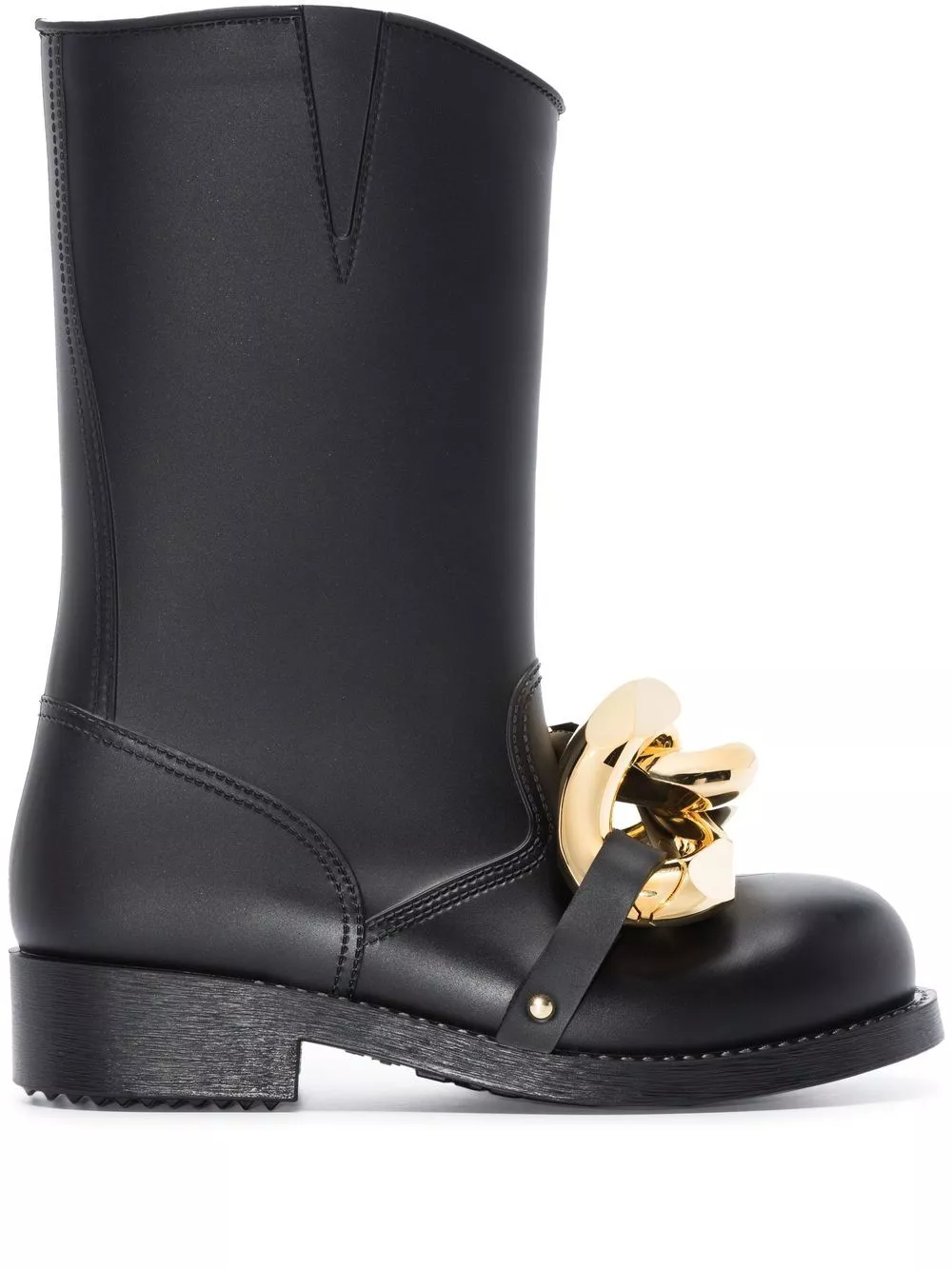 JW Anderson Hight Chain rubber boots Women 0116