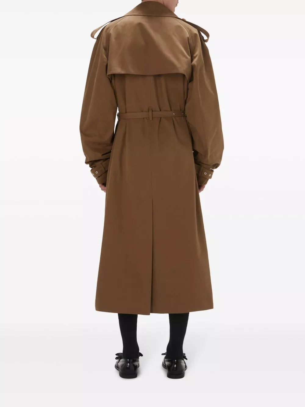 Affordable JW Anderson double-breasted cotton trench coat Men 0128