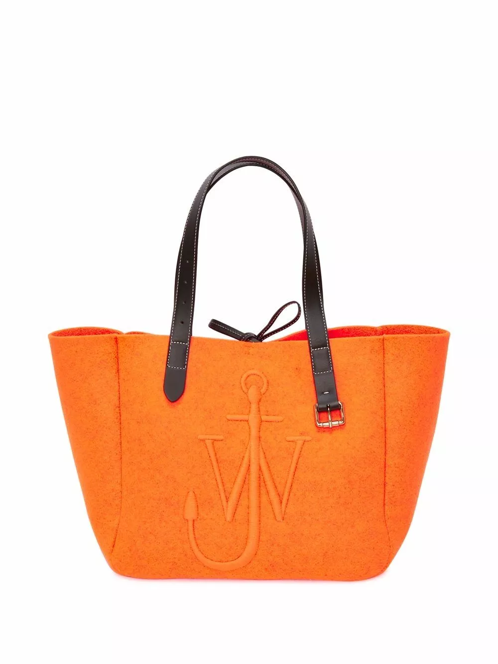 JW Anderson Belt embroidered-logo tote bag Women 0113