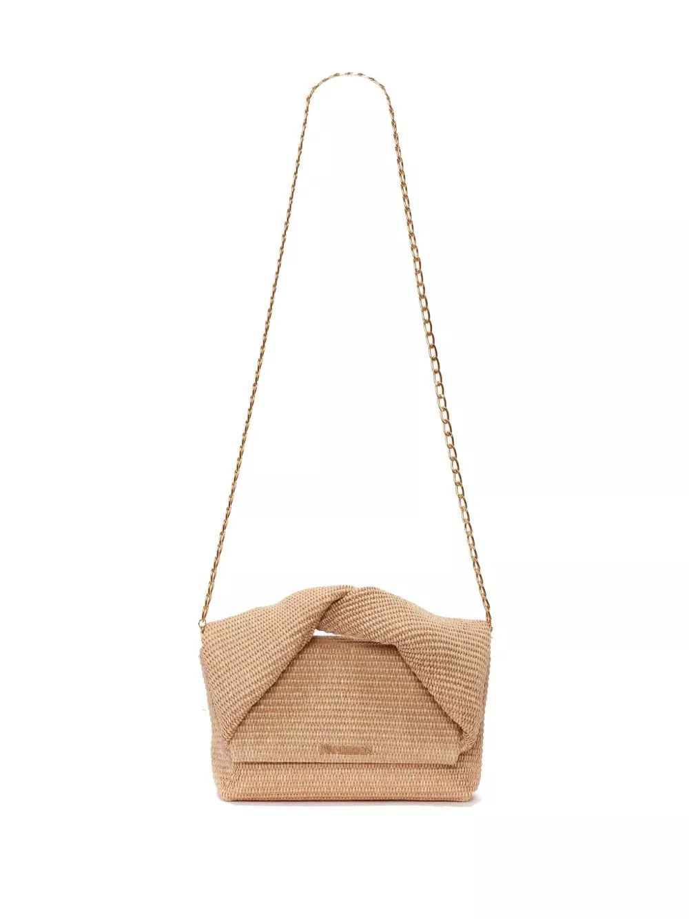 Affordable JW Anderson large Twister raffia shoulder bag Women 0123