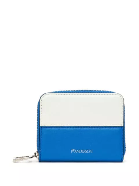 Affordable JW Anderson logo-print colour-block coin purse Women 0124