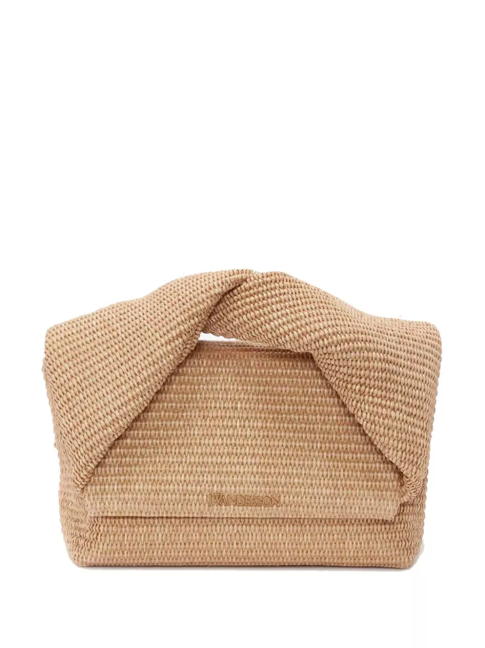 Affordable JW Anderson large Twister raffia shoulder bag Women 0123