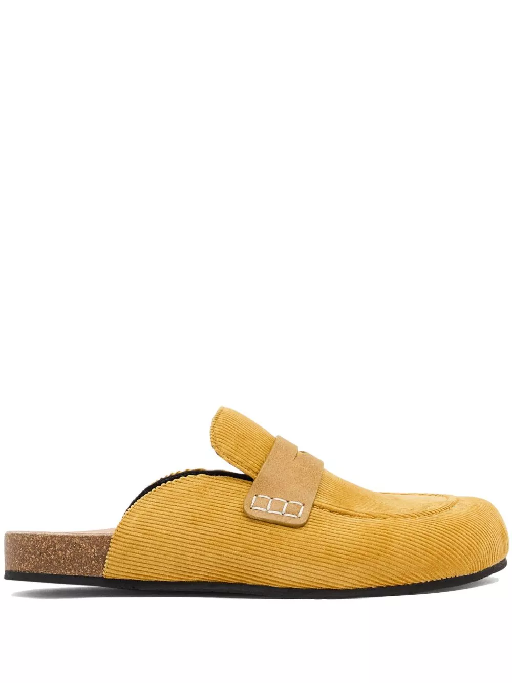 Affordable JW Anderson round-toe corduroy loafer mules Women 0130