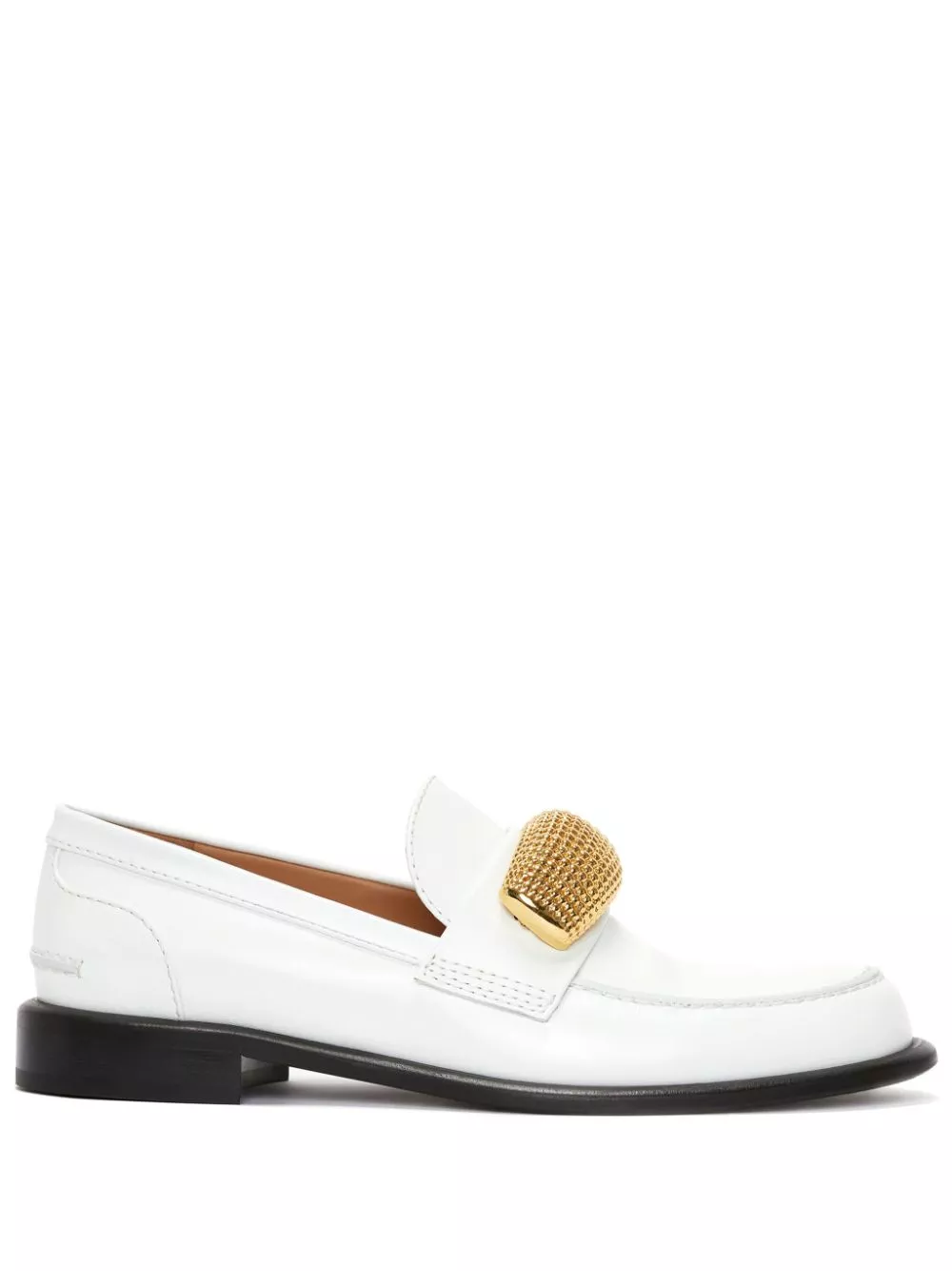 Cheap JW Anderson applique-detail leather loafers Women 0116