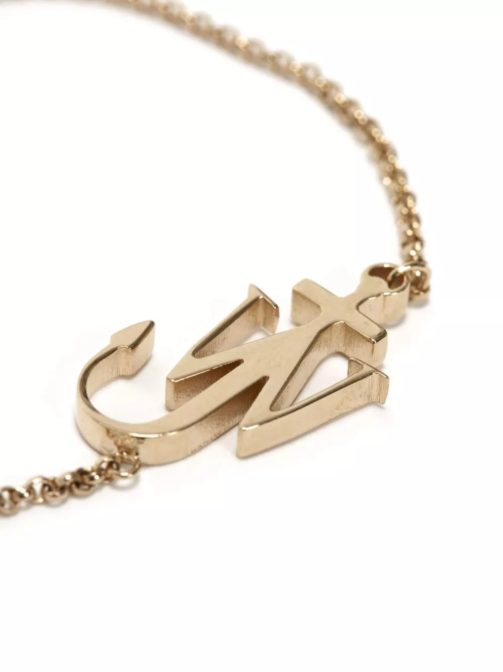 Affordable JW Anderson Anchor logo-charm bracelet Women 0125