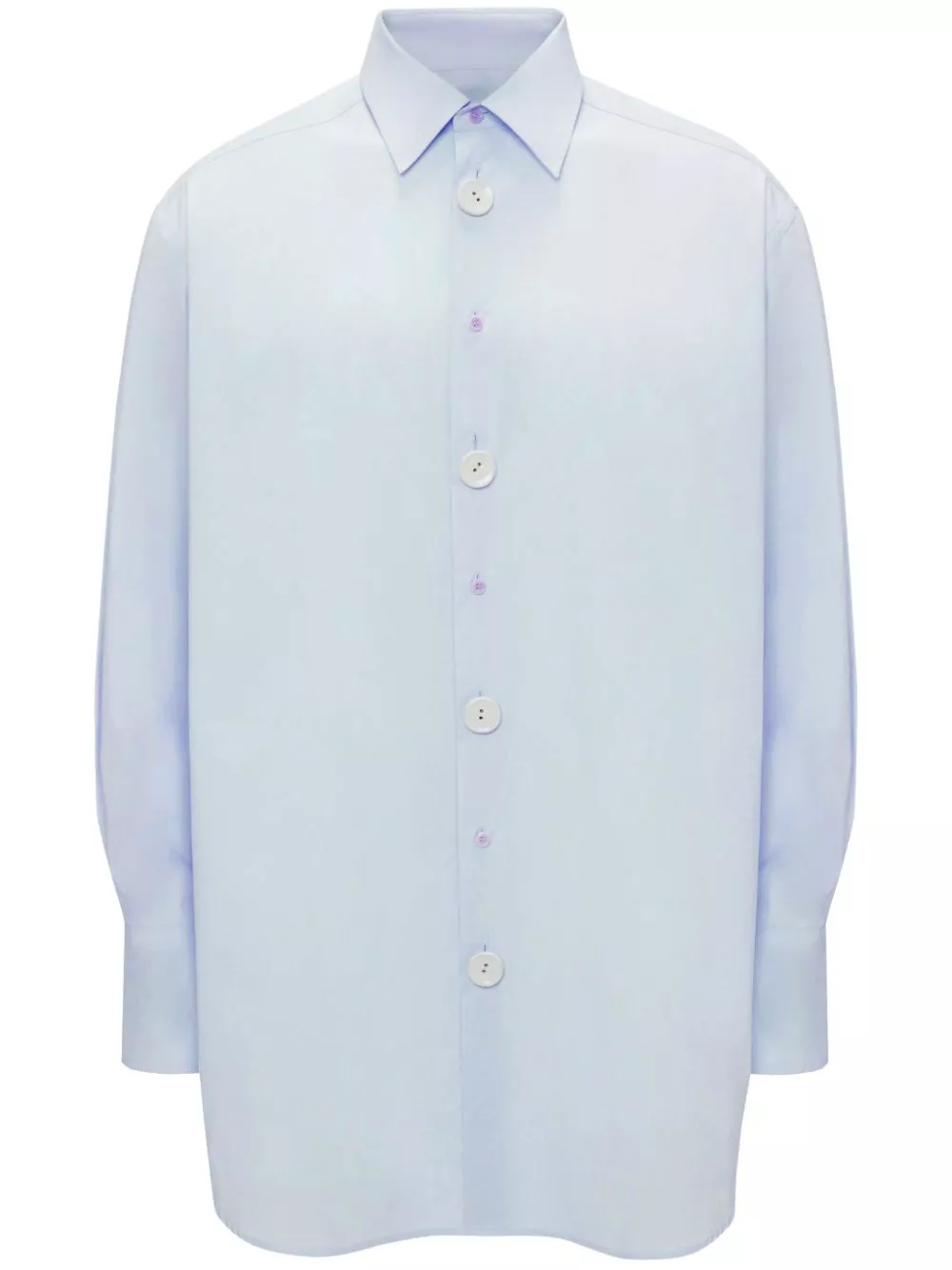 Affordable JW Anderson Anchor-embroidered cotton shirt Men 0128