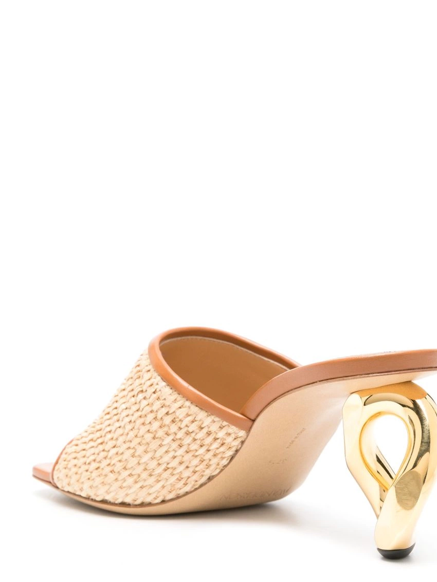 Affordable Anderson raffia-woven mules Chain-heel JW Women 0211