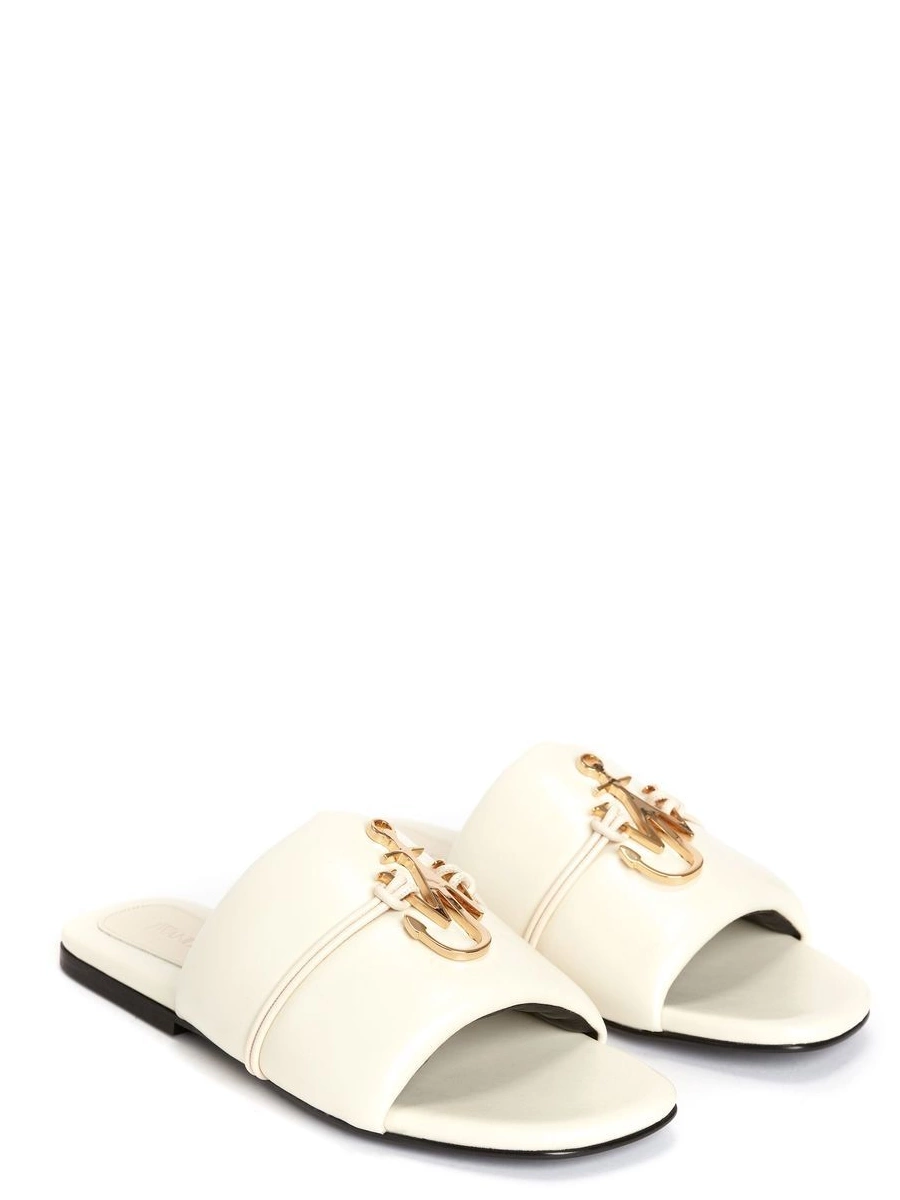 Cheap slides leather Anchor-logo JW Anderson Women 0210