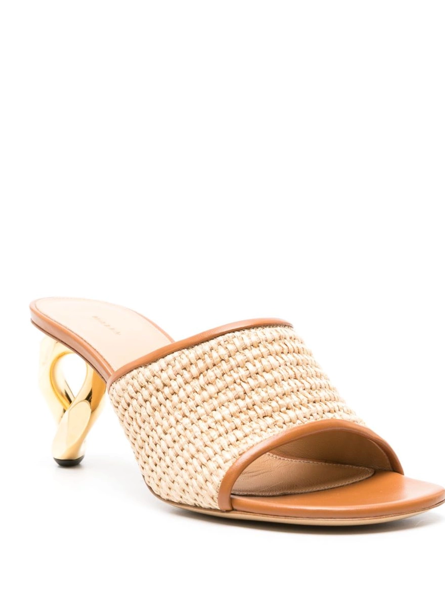 Affordable Anderson raffia-woven mules Chain-heel JW Women 0211