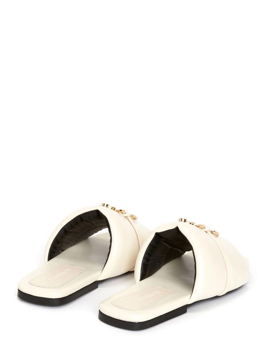 Cheap Anchor-logo leather Women slides JW Anderson 0222