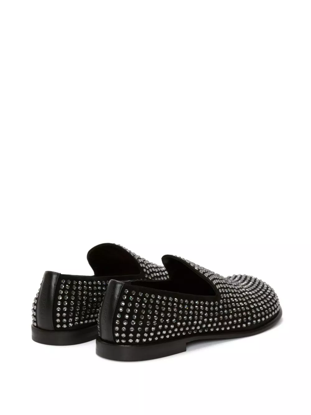 Affordable JW Anderson crystal-embellished suede loafers Men 0206