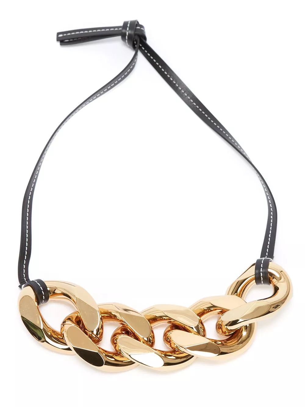 Cheap JW Anderson large chain-link necklace Women 0201