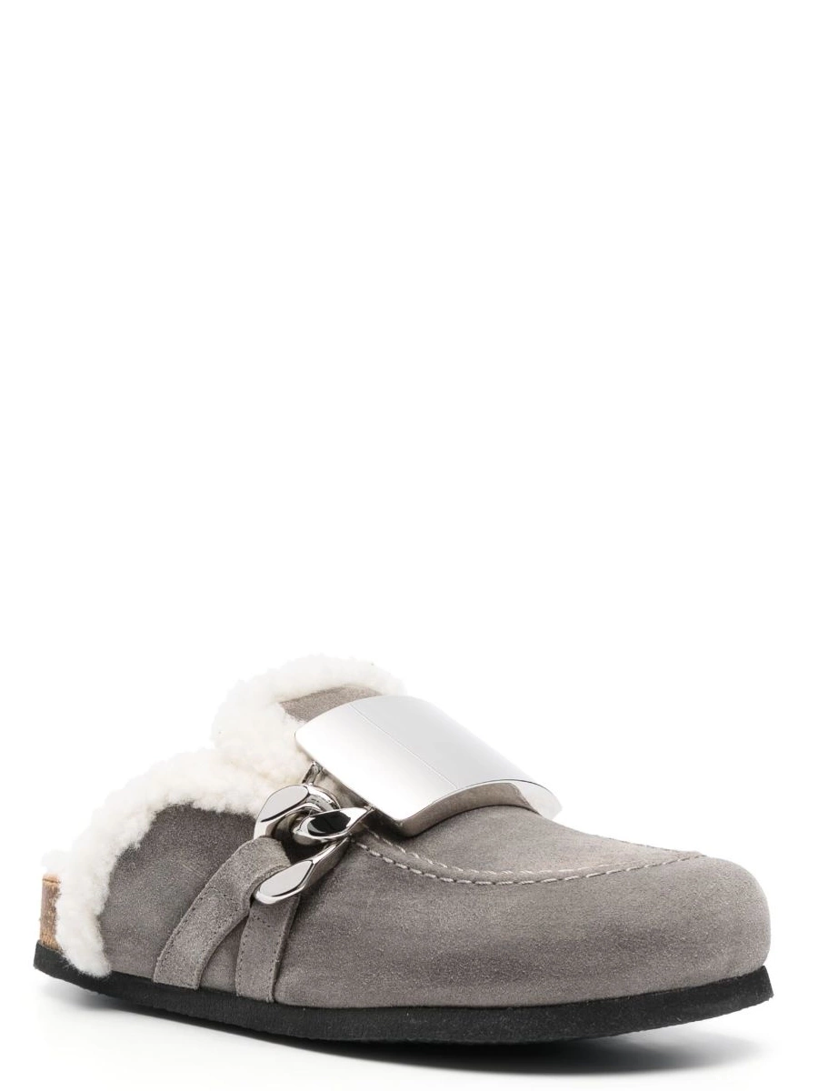 Affordable Women loafers buckle-detail JW suede Anderson 0224