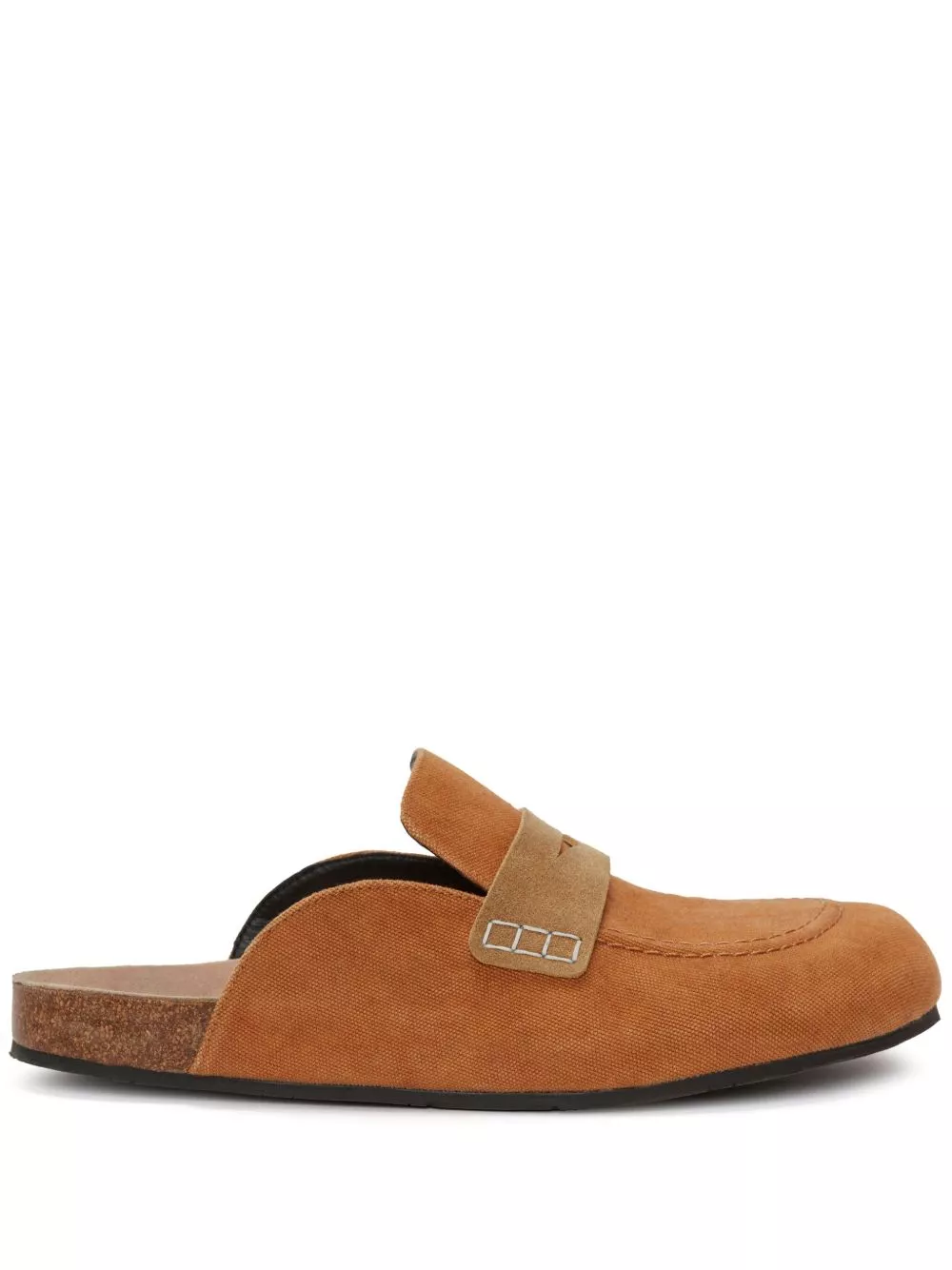 Cheap JW Anderson corduroy loafer mules Men 0206