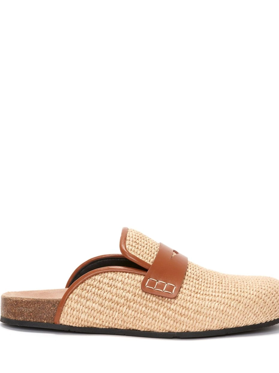 Affordable Anderson penny-slot JW Women raffia mules 0208