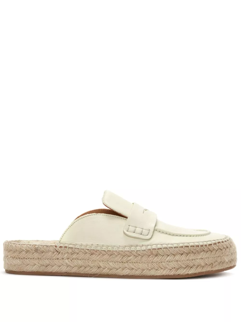 Affordable JW Anderson leather espadrille loafers Men 0206