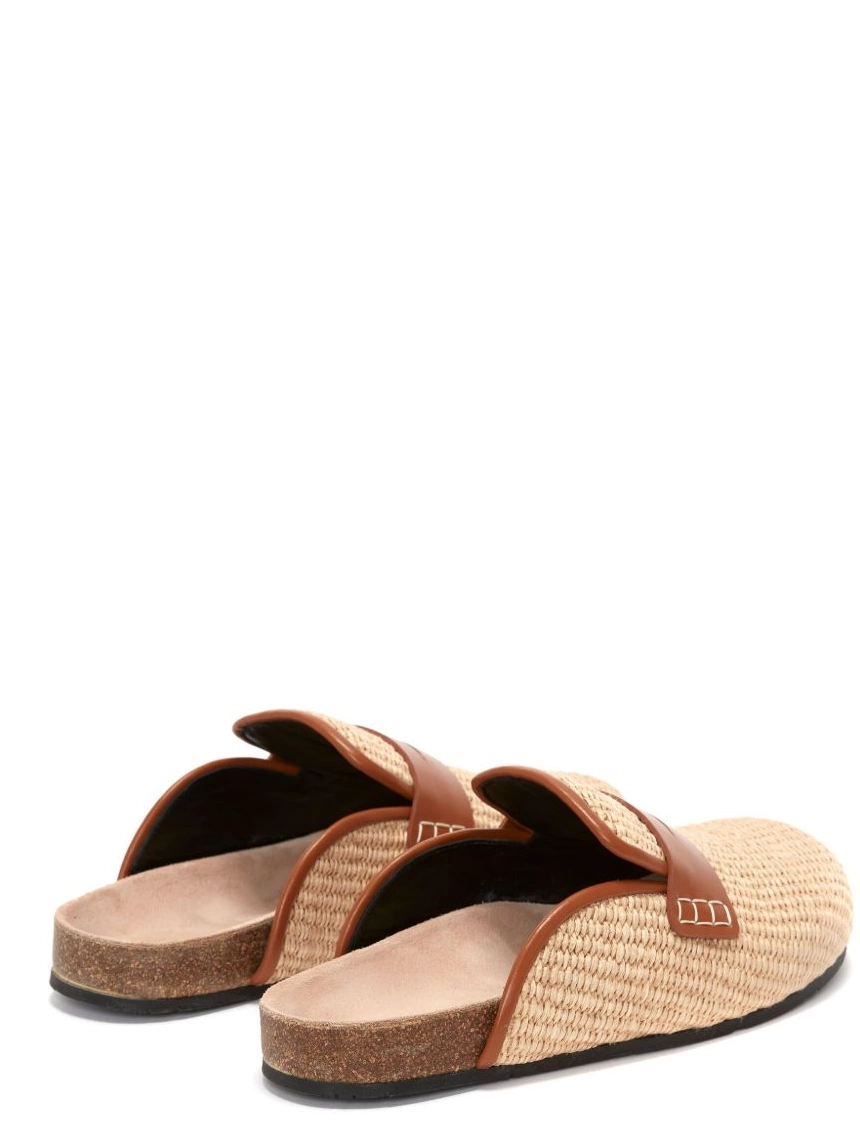 Affordable Anderson penny-slot JW Women raffia mules 0208