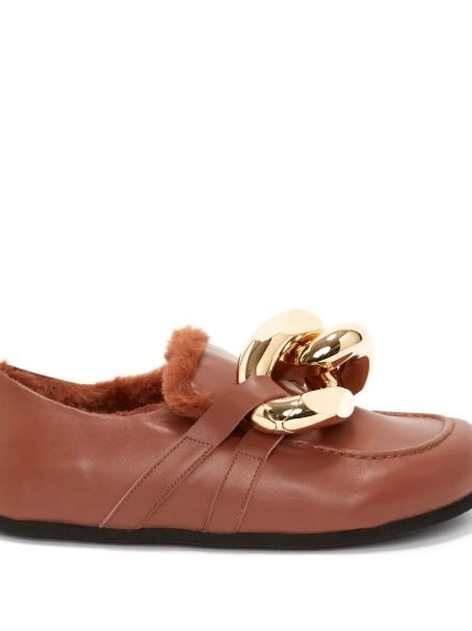 Affordable JW Anderson loafers chunky-chain Women 0221