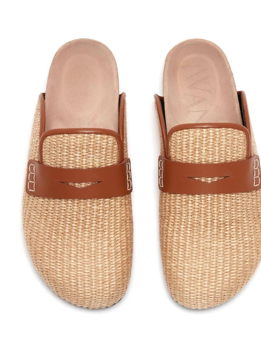 Affordable Anderson mules JW penny-slot Women raffia 0221