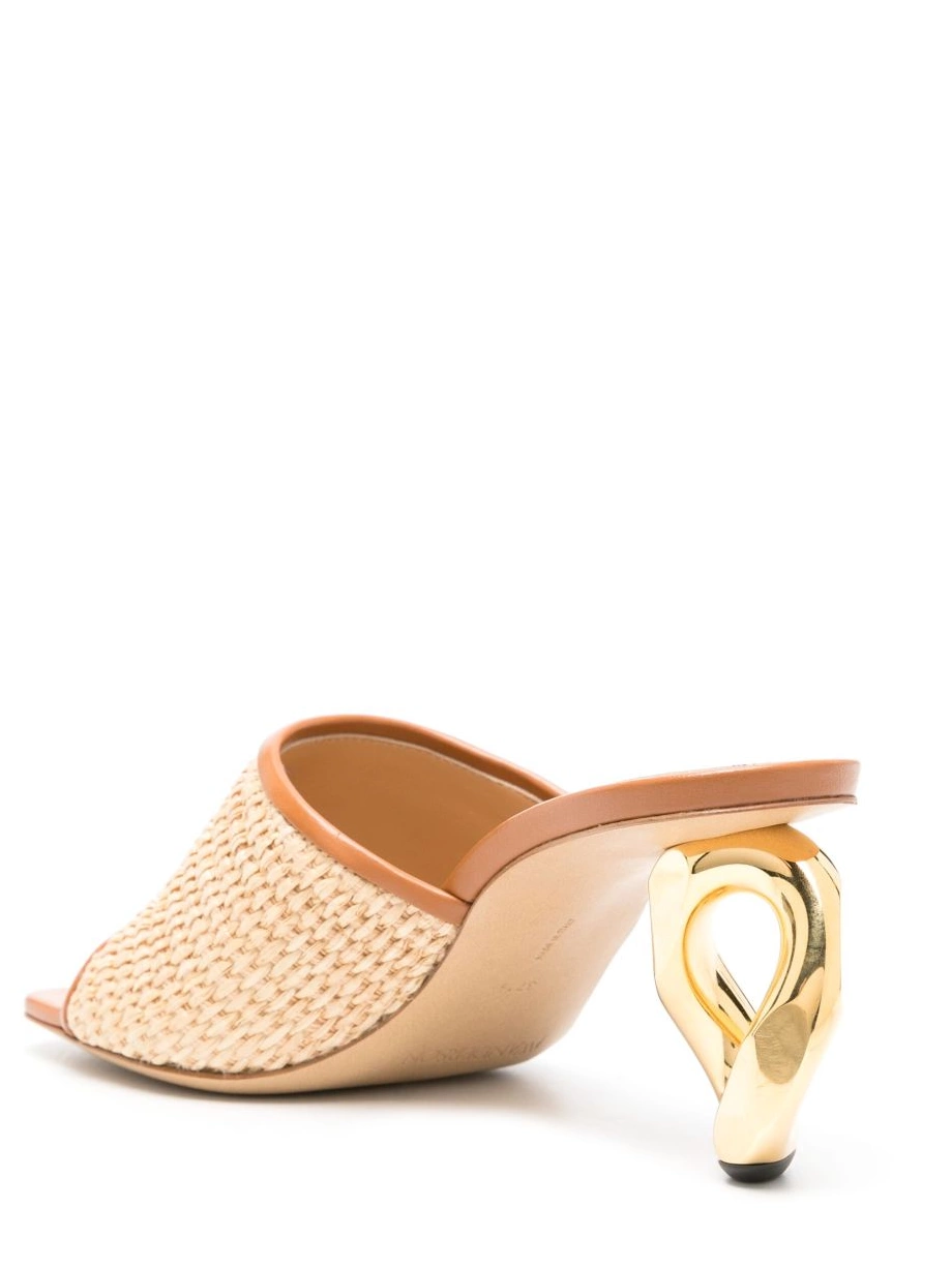 Cheap mules raffia-woven Women Anderson JW Chain-heel 0223