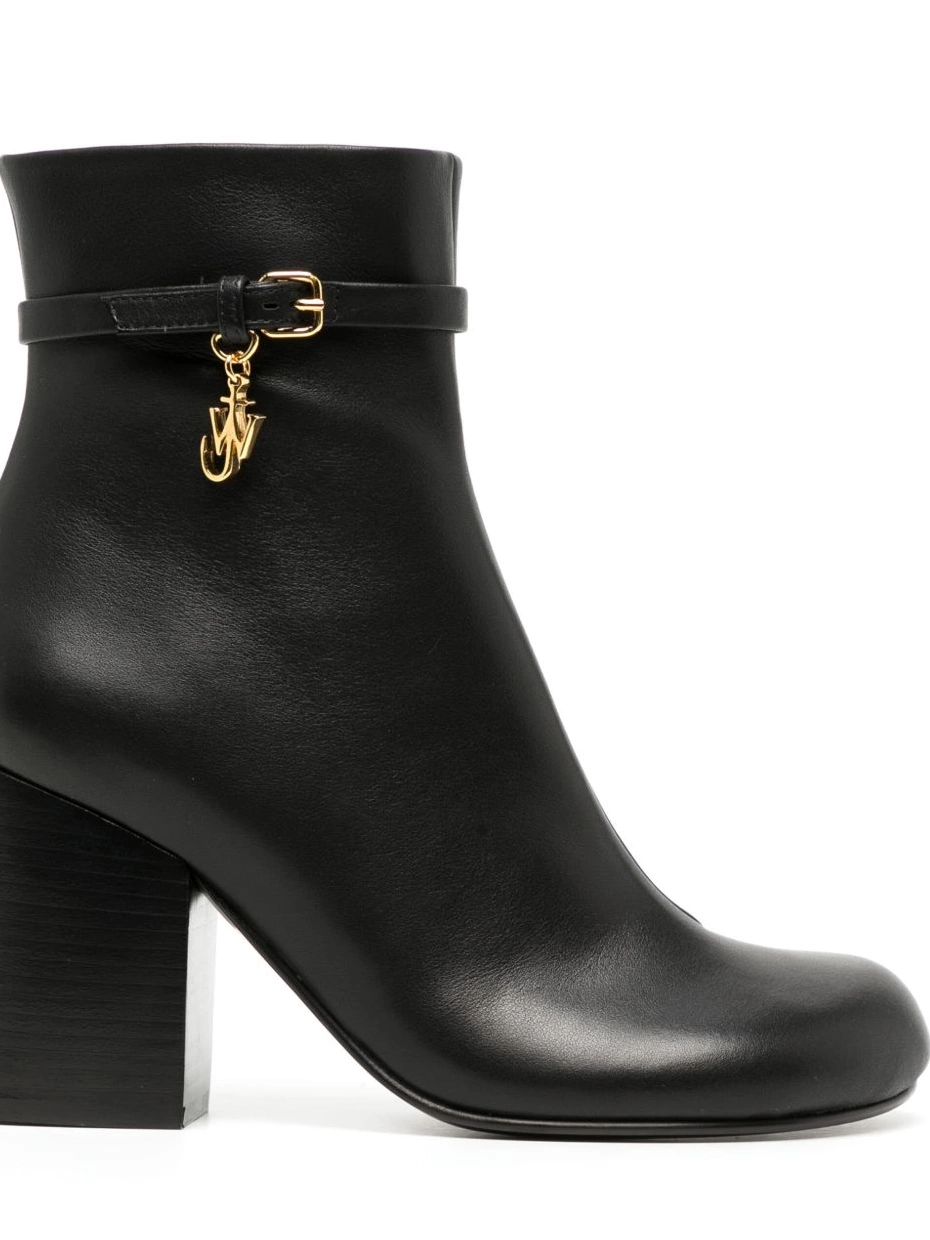 Affordable Women logo-charm boots JW Anderson 80mm leather 0221