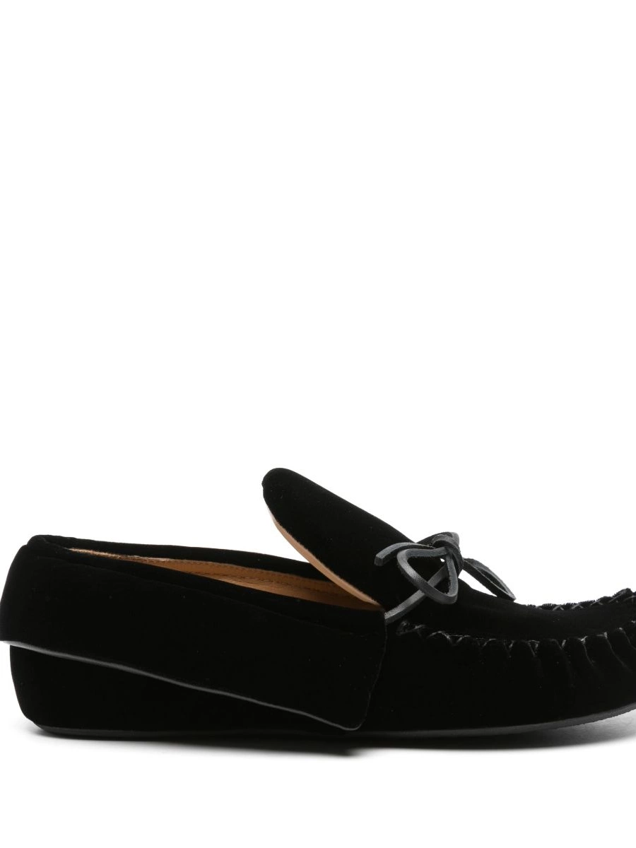 Cheap ribbon-fastening JW loafers Women velvet Anderson 0214