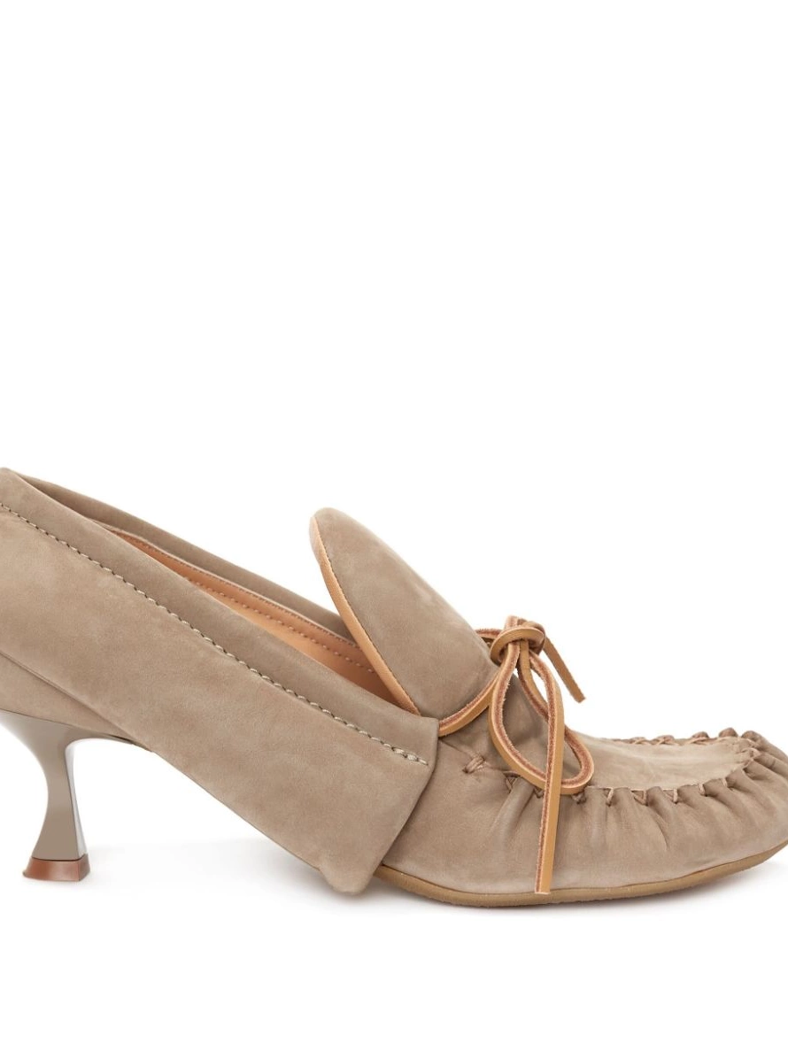 Affordable Women Anderson pumps moccasin suede JW 0216