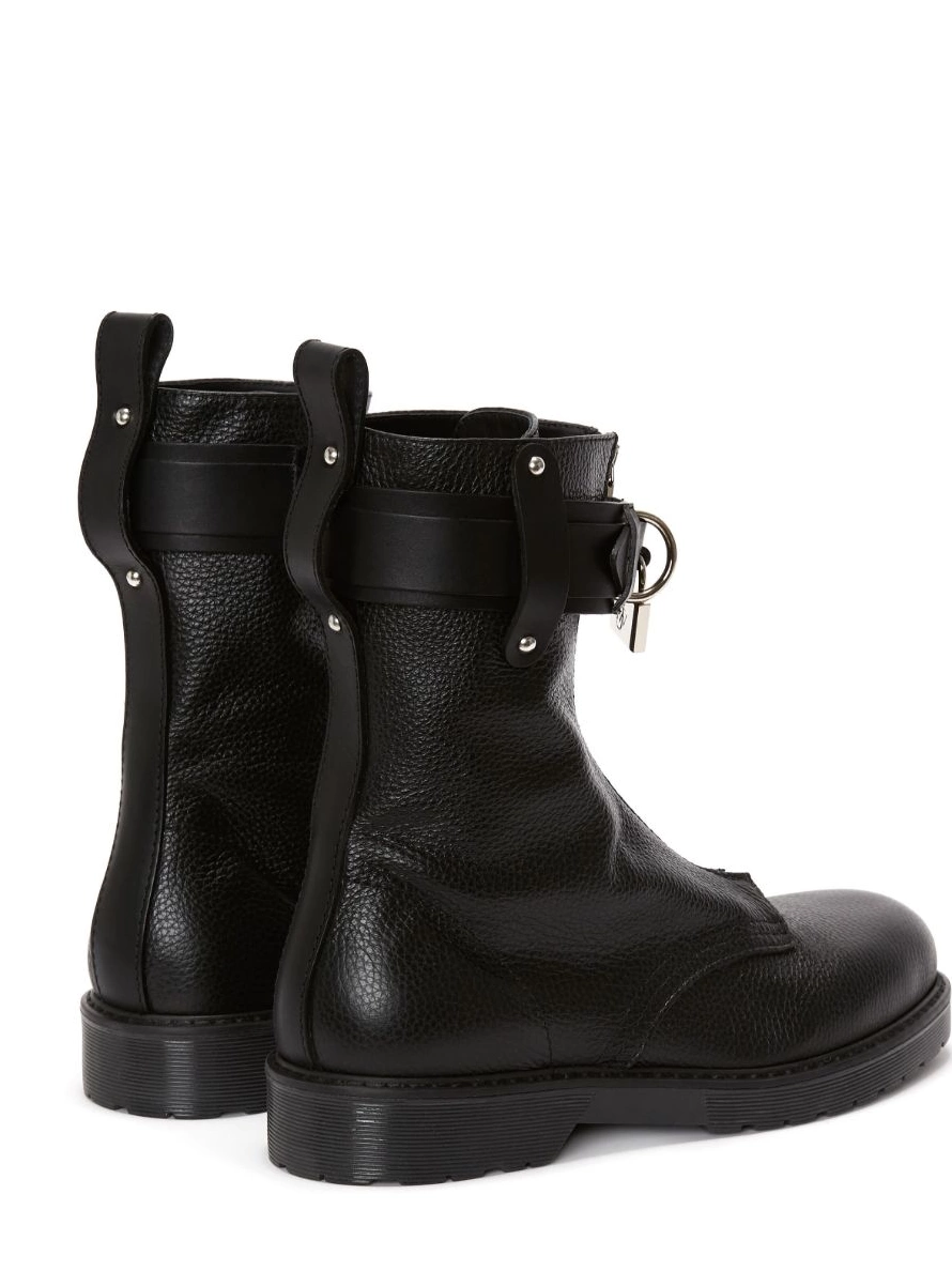 Cheap Women padlock boots JW Anderson combat 0223