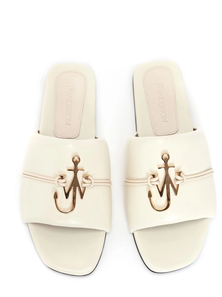 Cheap slides leather Anchor-logo JW Anderson Women 0210