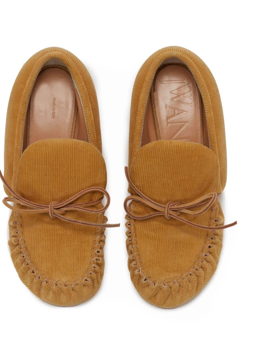 Affordable corduroy JW kitten-heel Anderson Women moccasins 0213