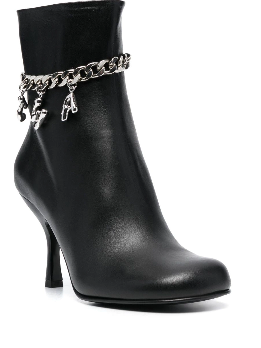 Affordable Women leather boots logo-embellished JW 80mm Anderson 0216