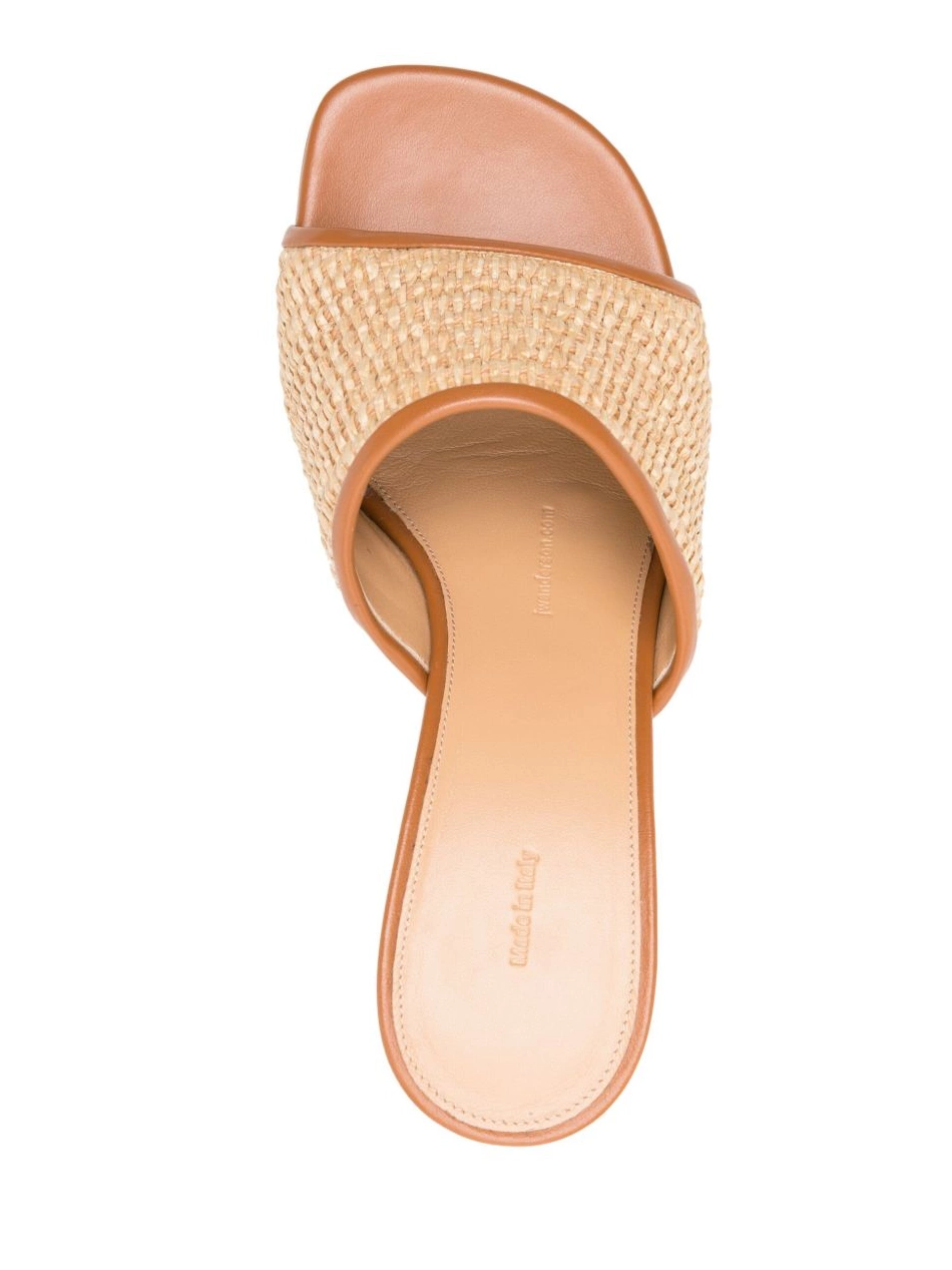 Affordable Anderson raffia-woven mules Chain-heel JW Women 0211