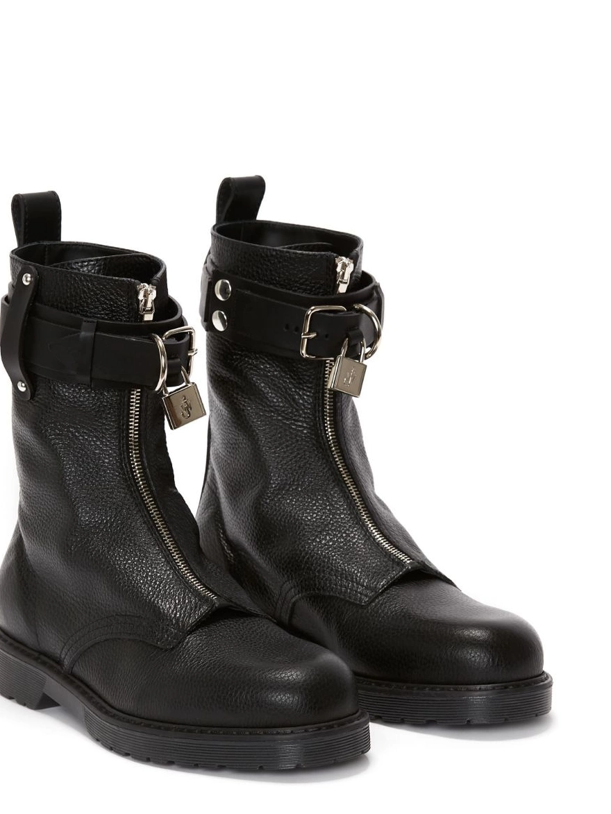 Affordable Women padlock combat JW Anderson boots 0217