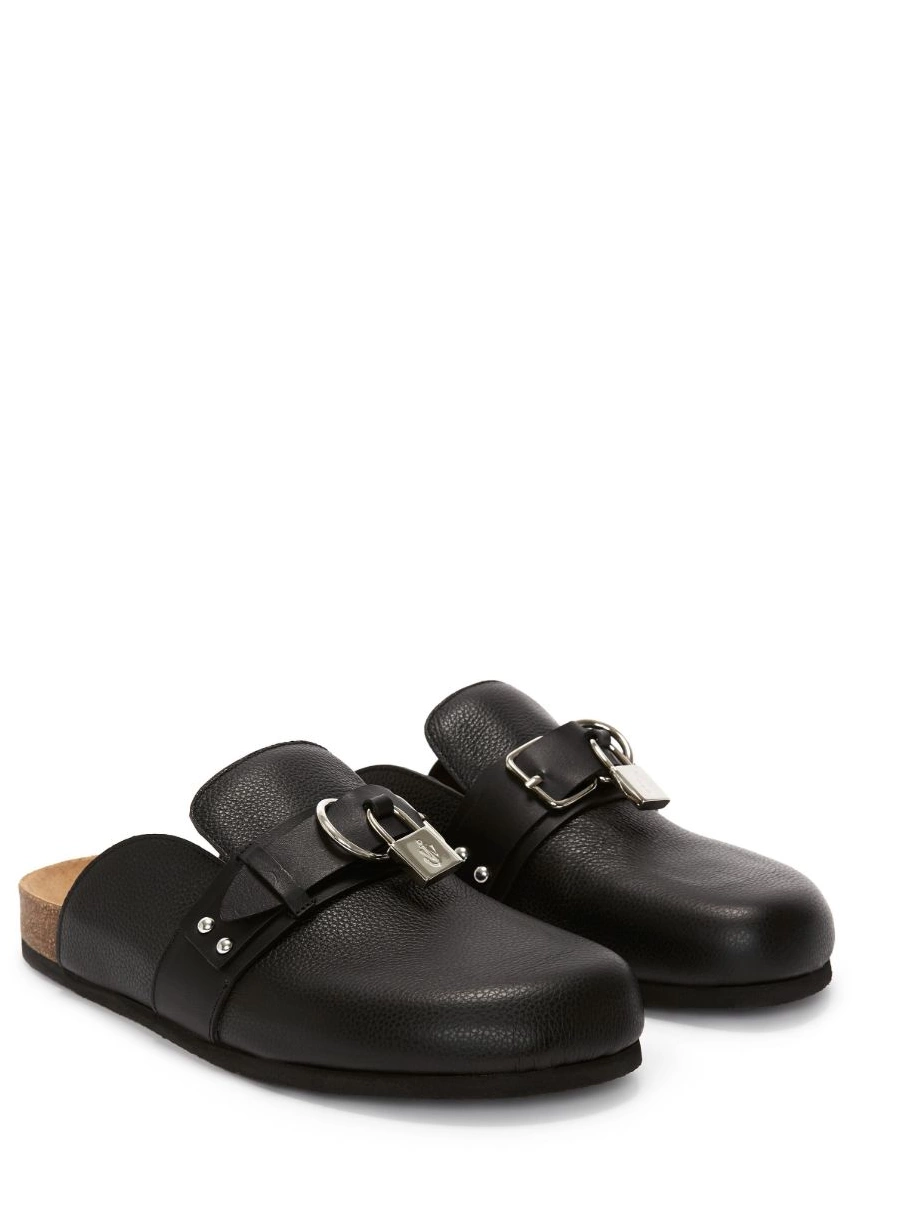 Affordable Women mules leather JW padlock Anderson 0217