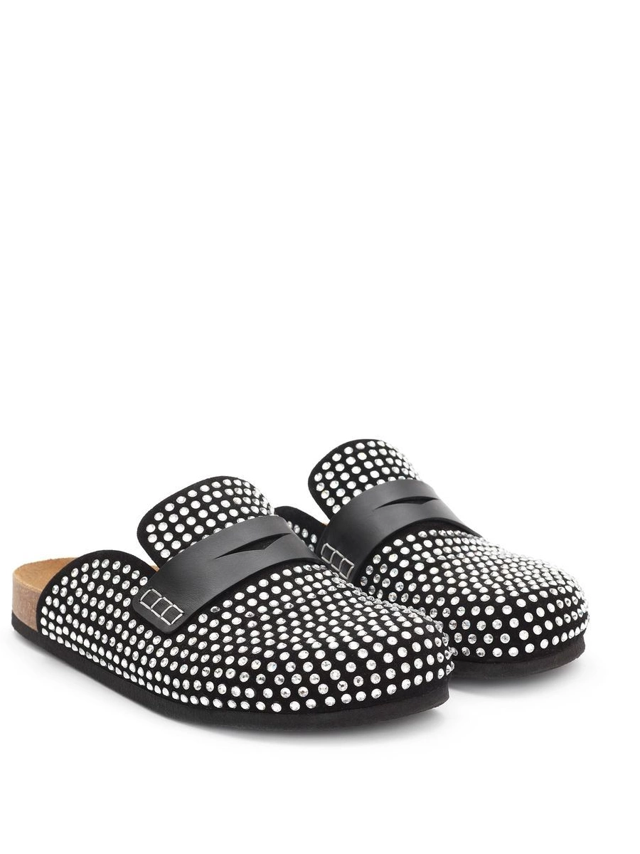 Cheap slides Diamond rhinestone Women JW Anderson 0222