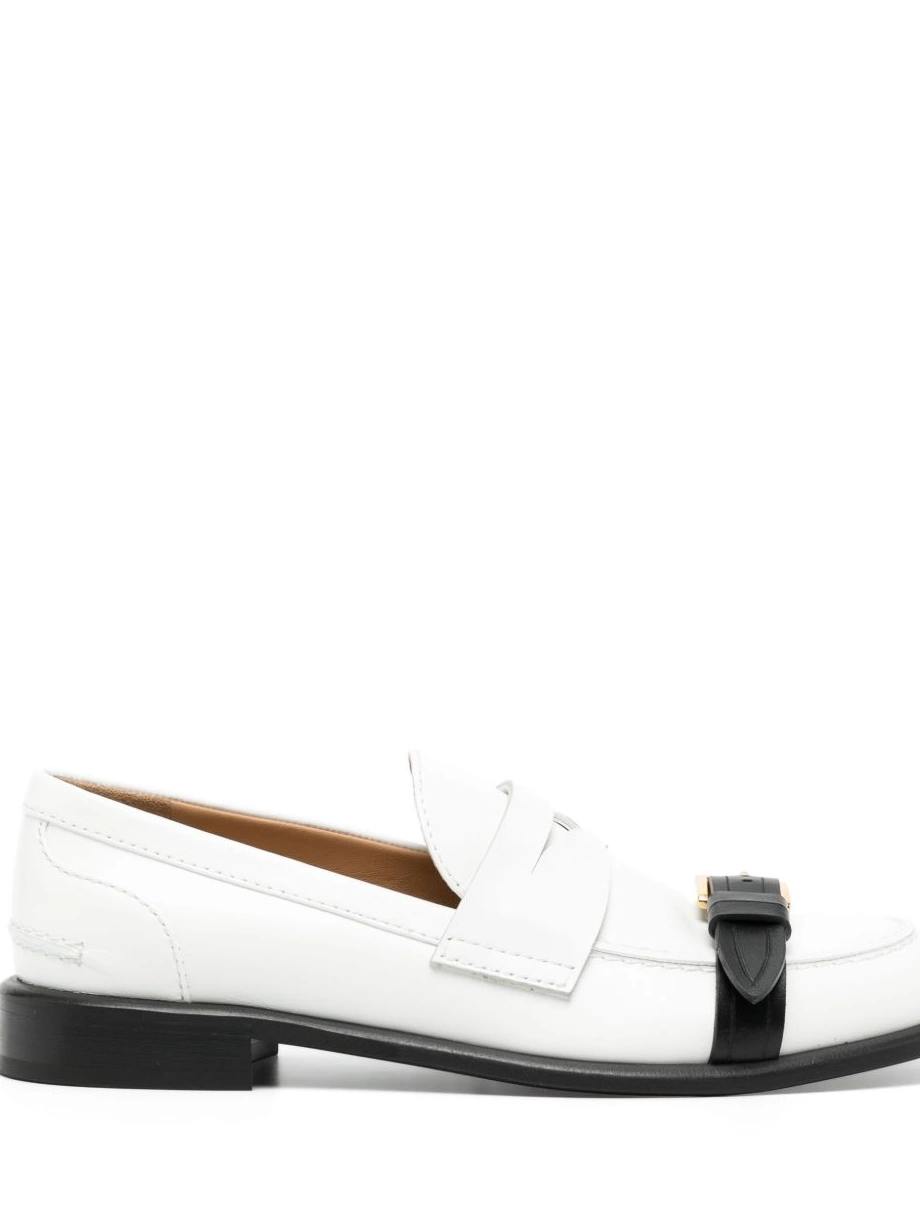 Cheap two-tone JW loafers Anderson leather Women 0213